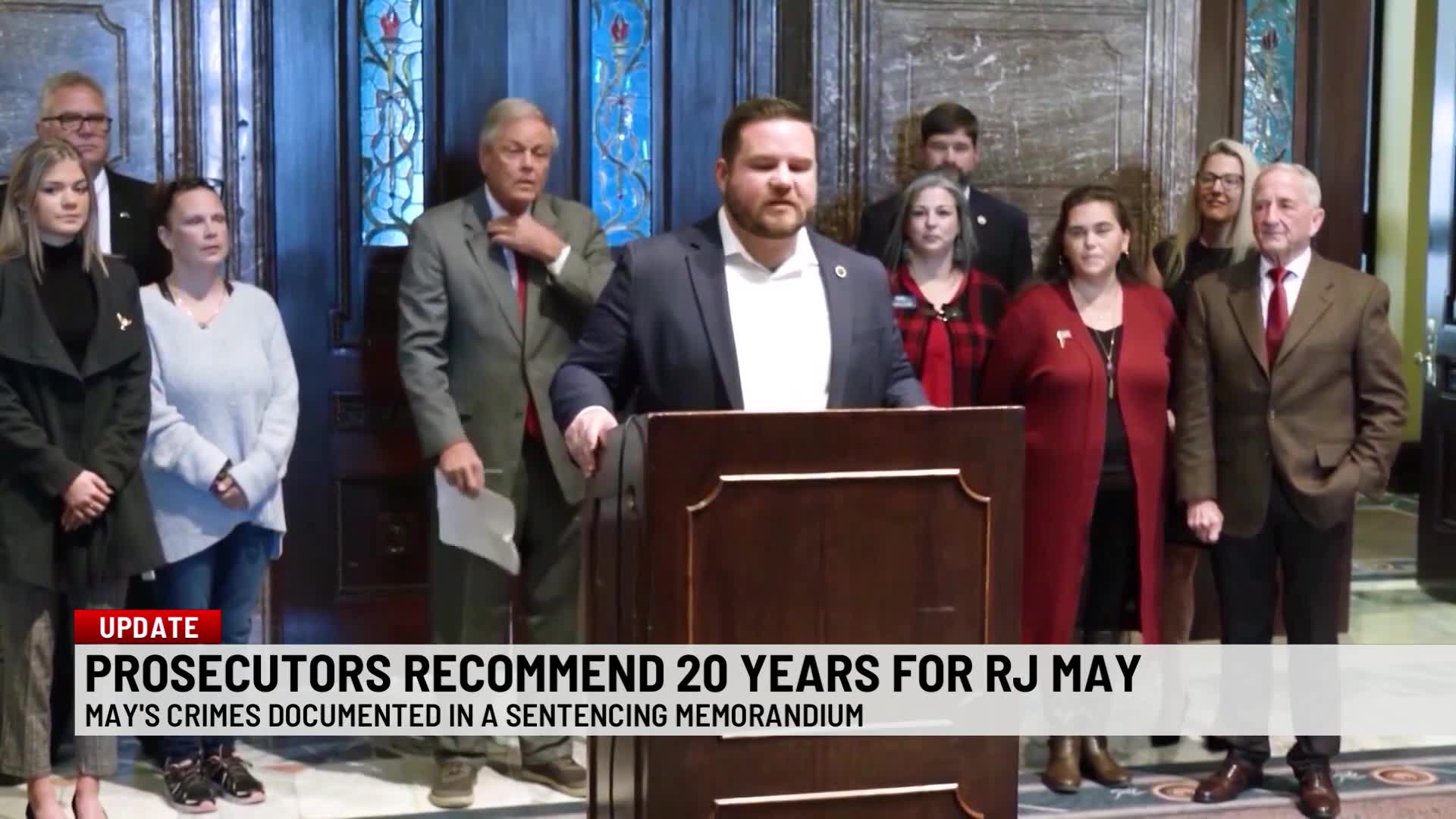 Court suggests 20-year sentence for former South Carolina Rep. RJ May