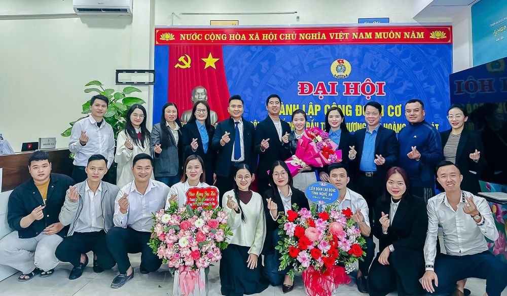 Nghệ An thành lập công đoàn cơ sở với 23 đoàn viên