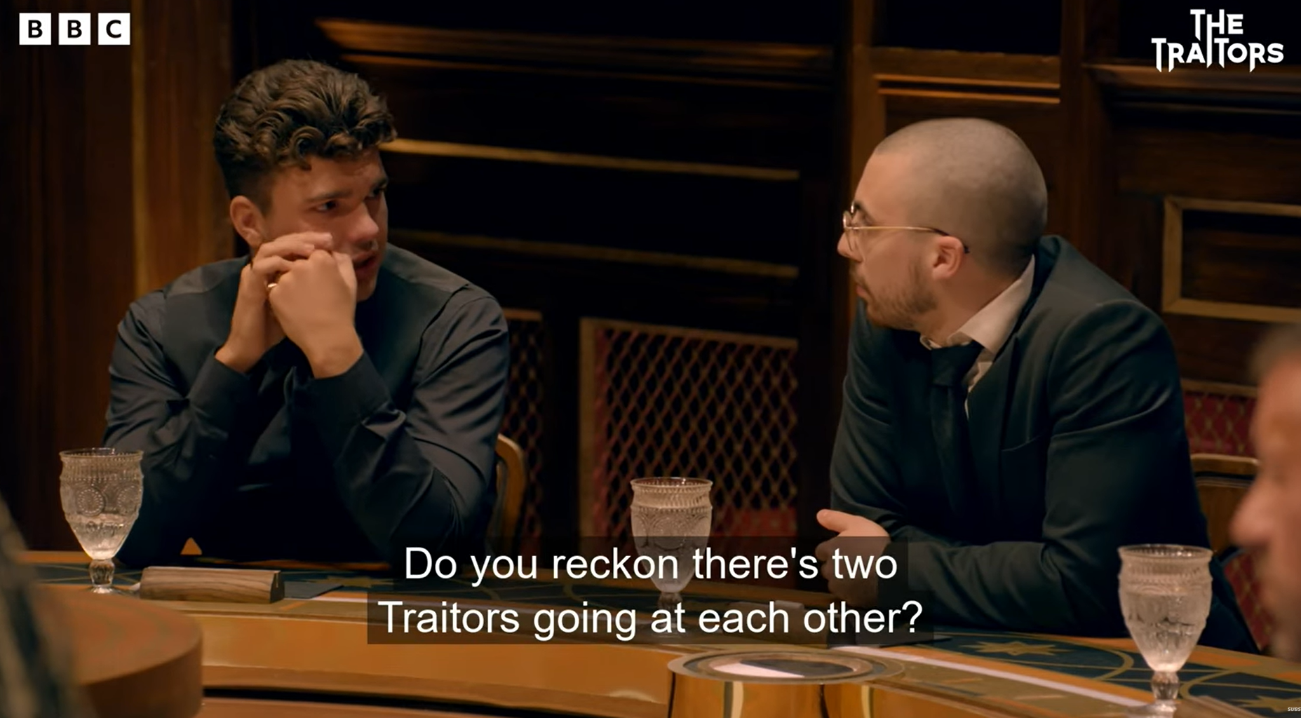 Harry had a quiet word with Zack during one heated roundtable in series two