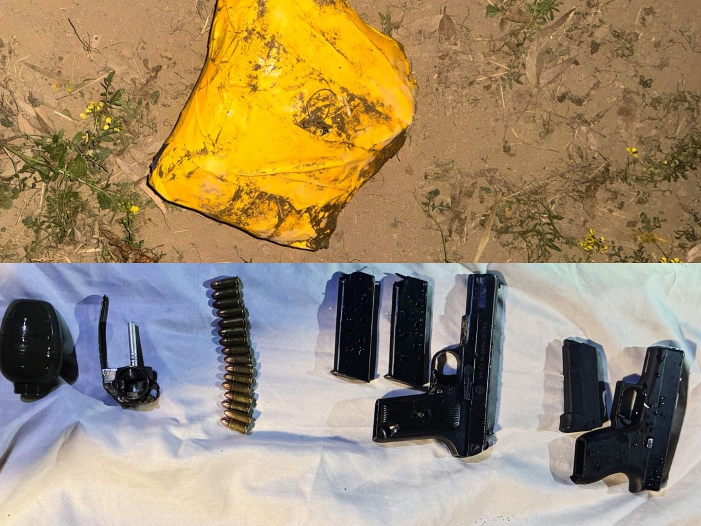 Arms consignment dropped by drone seized near IB in J-K’s Samba