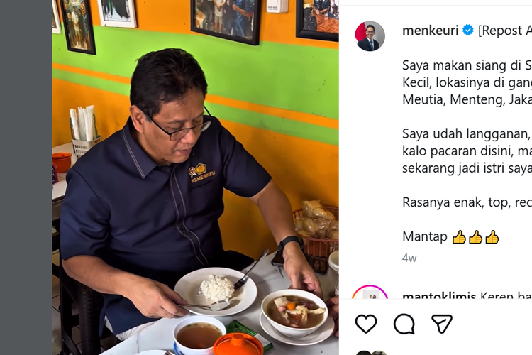 Warung sop buntut legendaris yang didatangi Menkeu Purbaya, habiskan hampir 100 kg daging setiap har