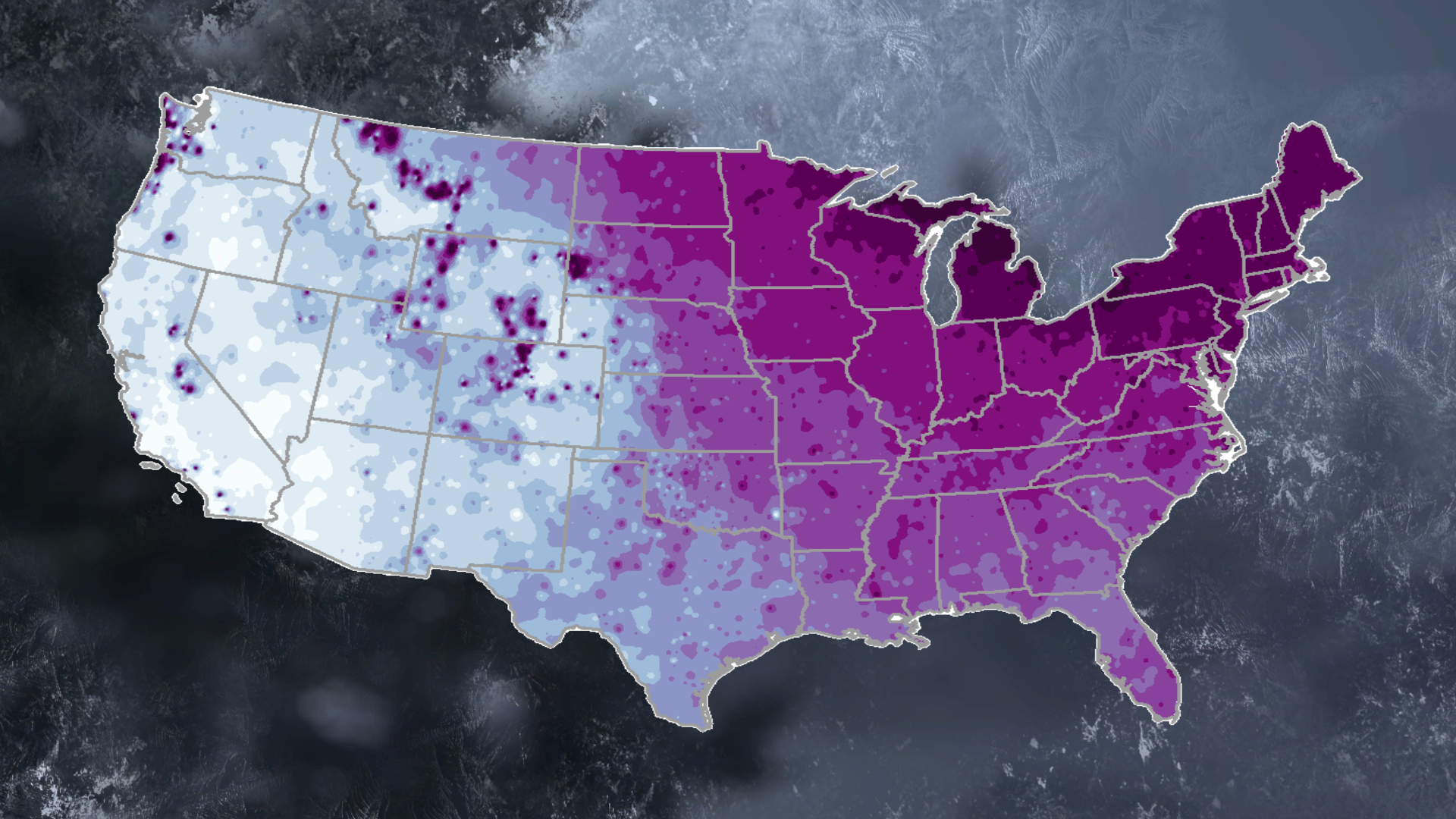 Mid to late January usually marks the coldest time of year