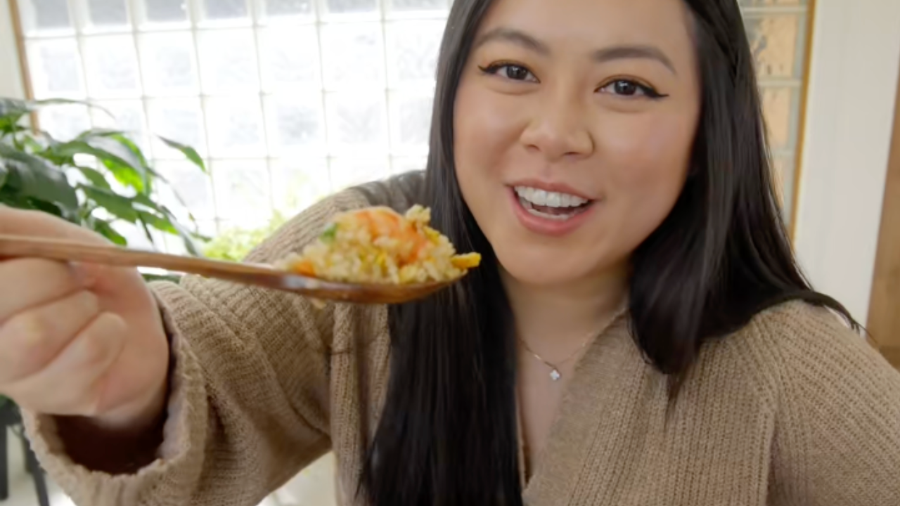 Takeout-style shrimp fried rice at home