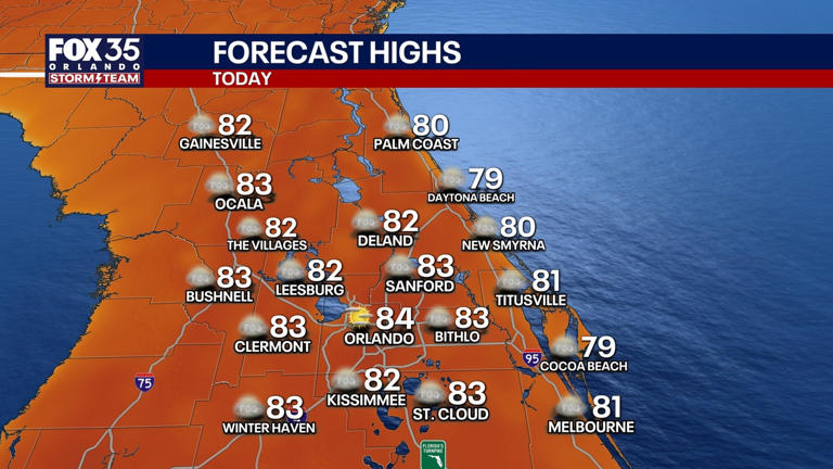 Orlando weather: Warm start to the weekend, chilly changes ahead
