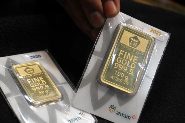 Harga emas Antam naik lagi, jadi Rp 2,6 juta per gram