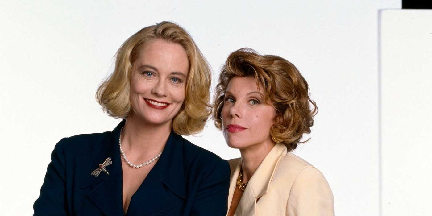 Cybill Shepherd and Christine Baranski in a promo shot for Cybill