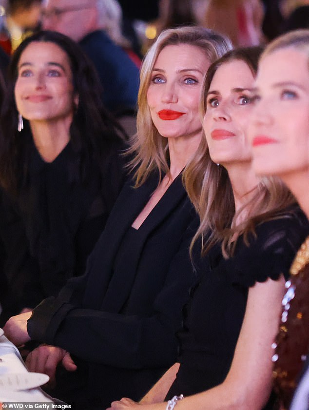 sachin and babi light blue dress Cameron Diaz pictures: The Mask to My Best Friend's Wedding reunion main image 0
