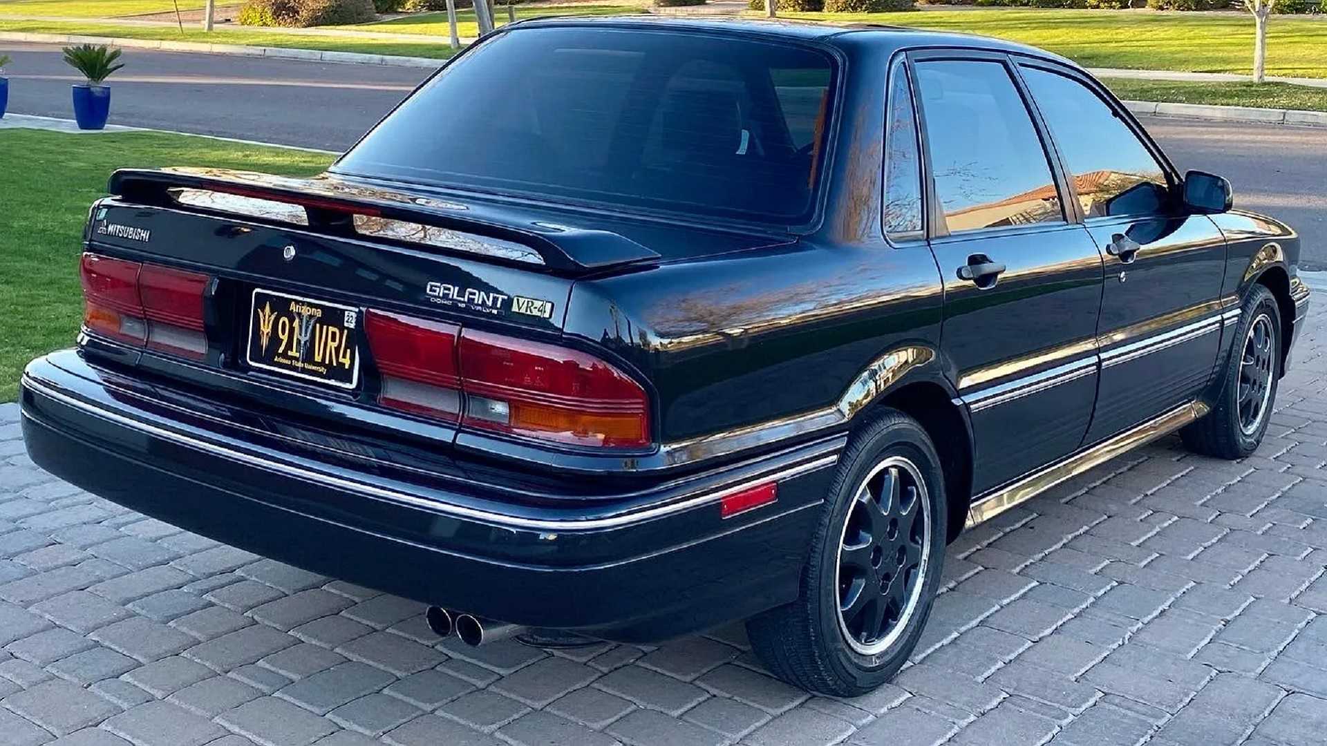 Mitsubishi Galant VR-4 Black Rear Angle