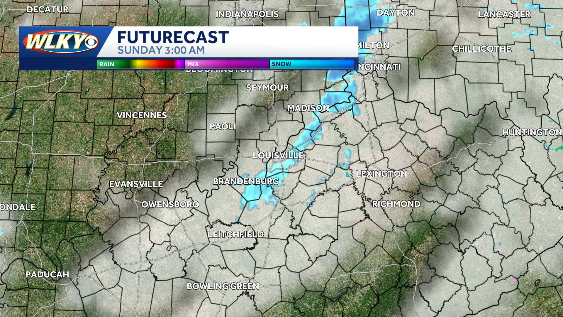 Impact weather: Morning flurries otherwise cold and breezy Sunday