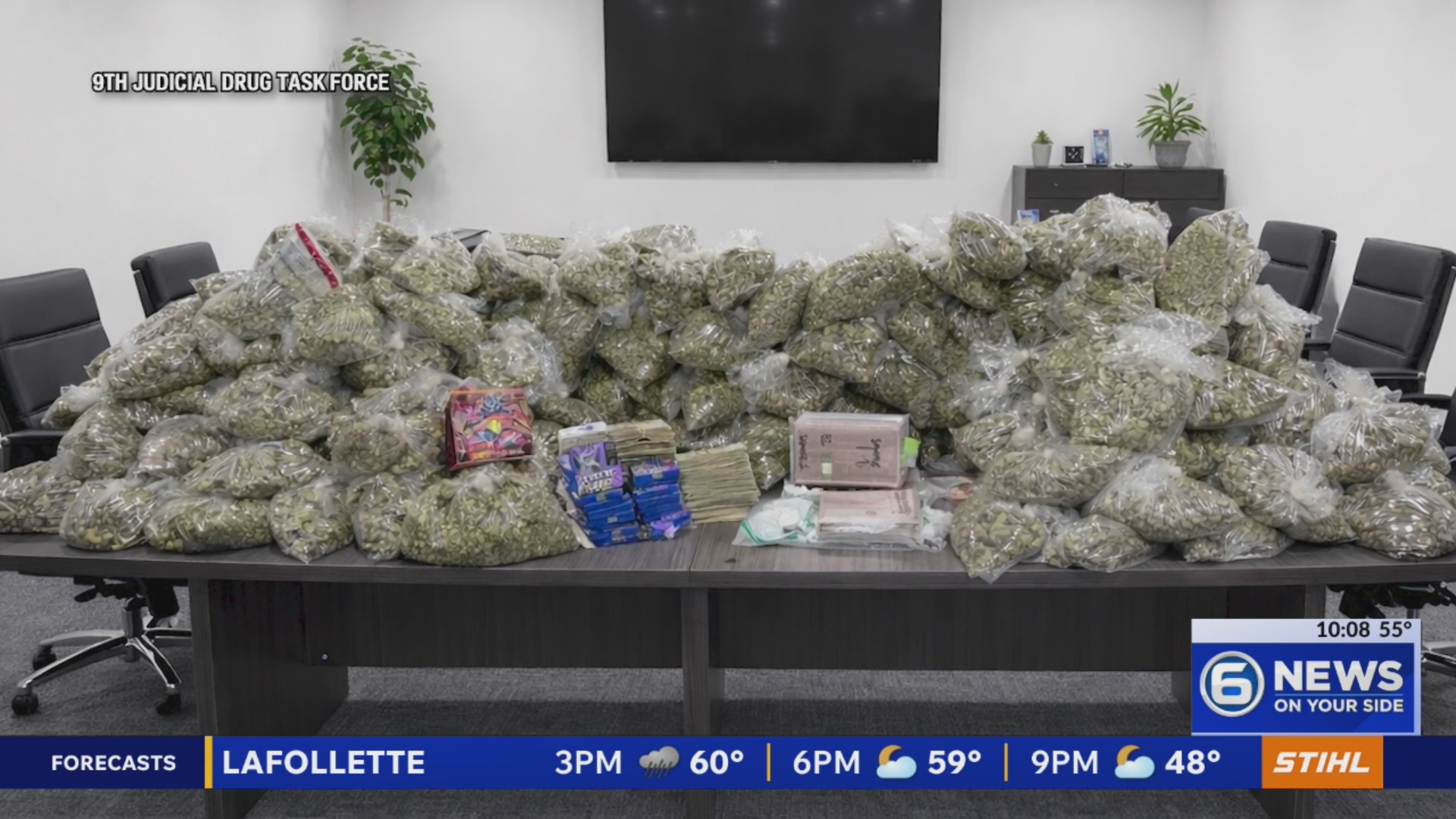 Task force seizes 5 lbs. of fentanyl, 481 lbs. of THC in East TN
