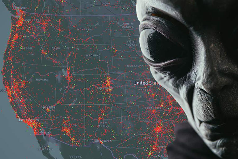 Your odds of getting abducted by aliens in Idaho are (relatively) high