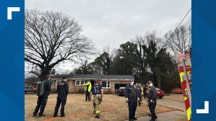 Firefighters rescue dog amid Huntsville house fire; no injuries reported
