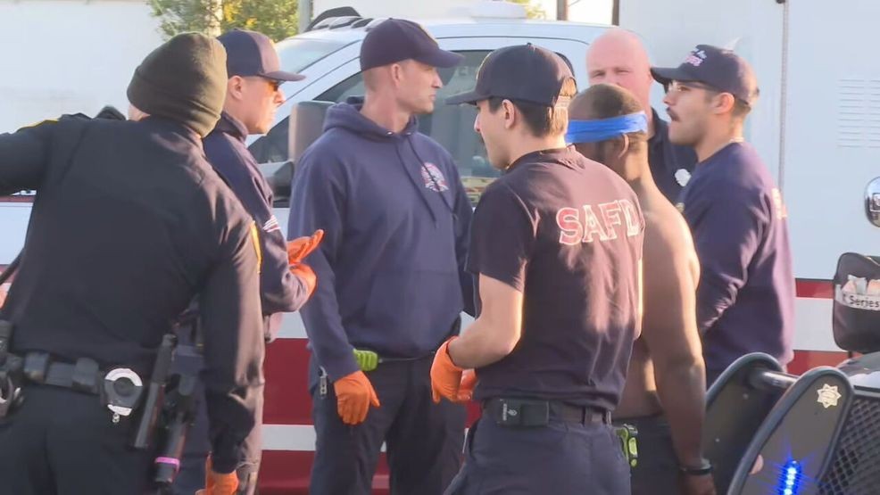 Man shot in face when gun fires during pistol-whipping, suspect in custody