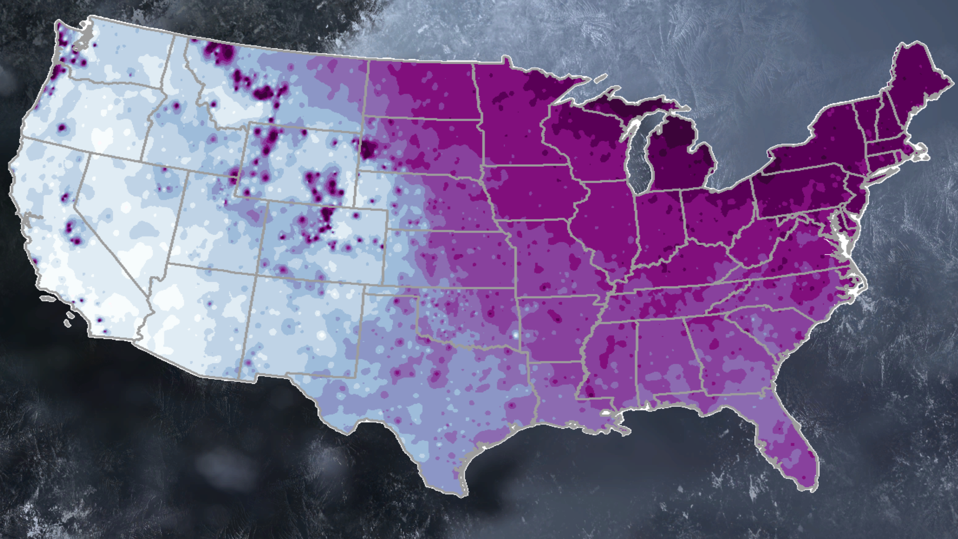 Winter’s worst weather often peaks in January across the US