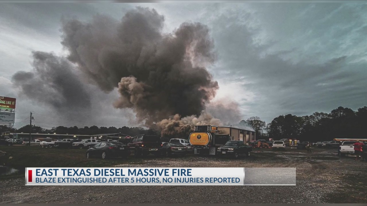 Photos: No injuries reported after fire at East Texas Diesel near Lufkin