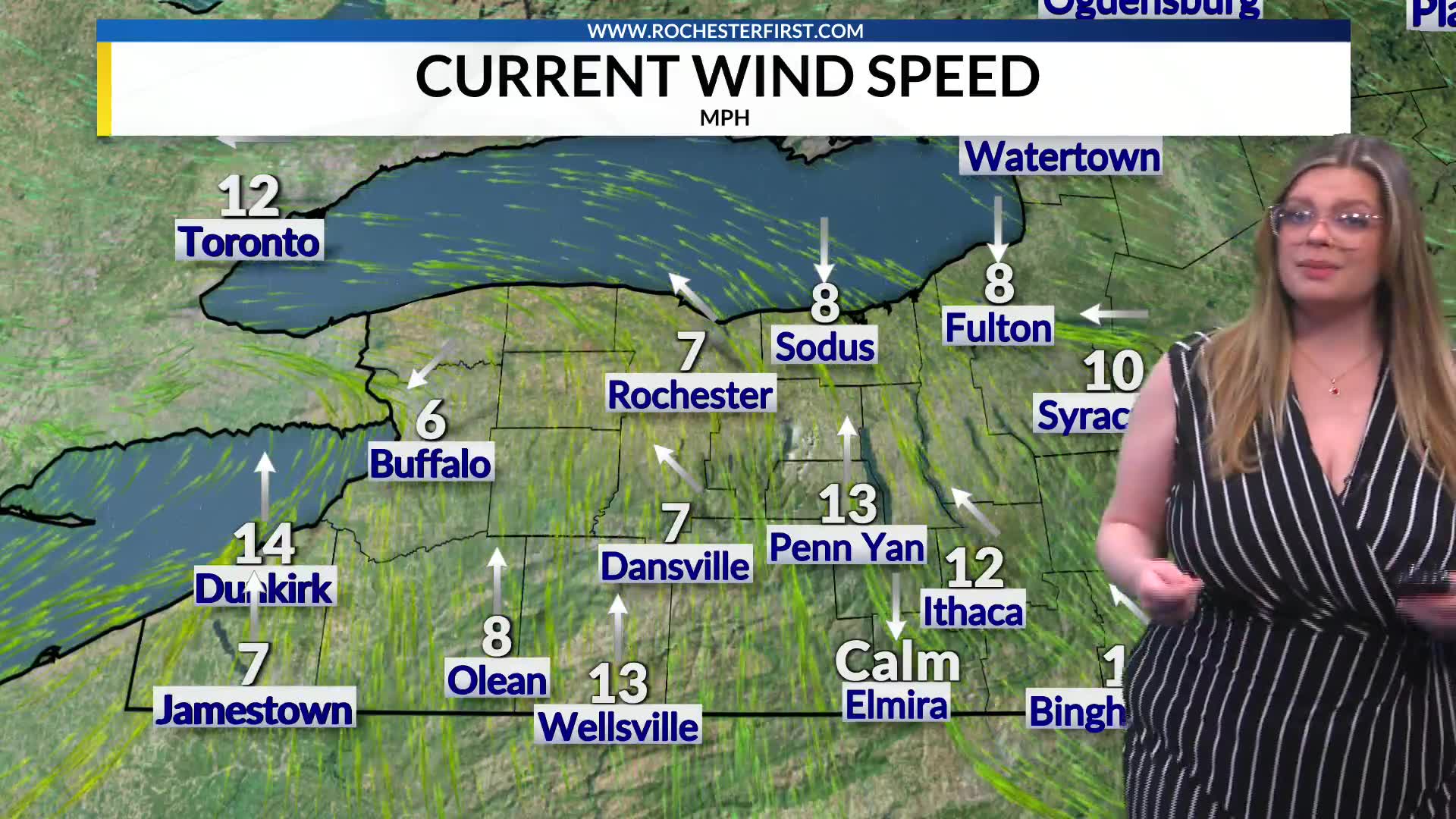 Rochester's Saturday evening weather forecast