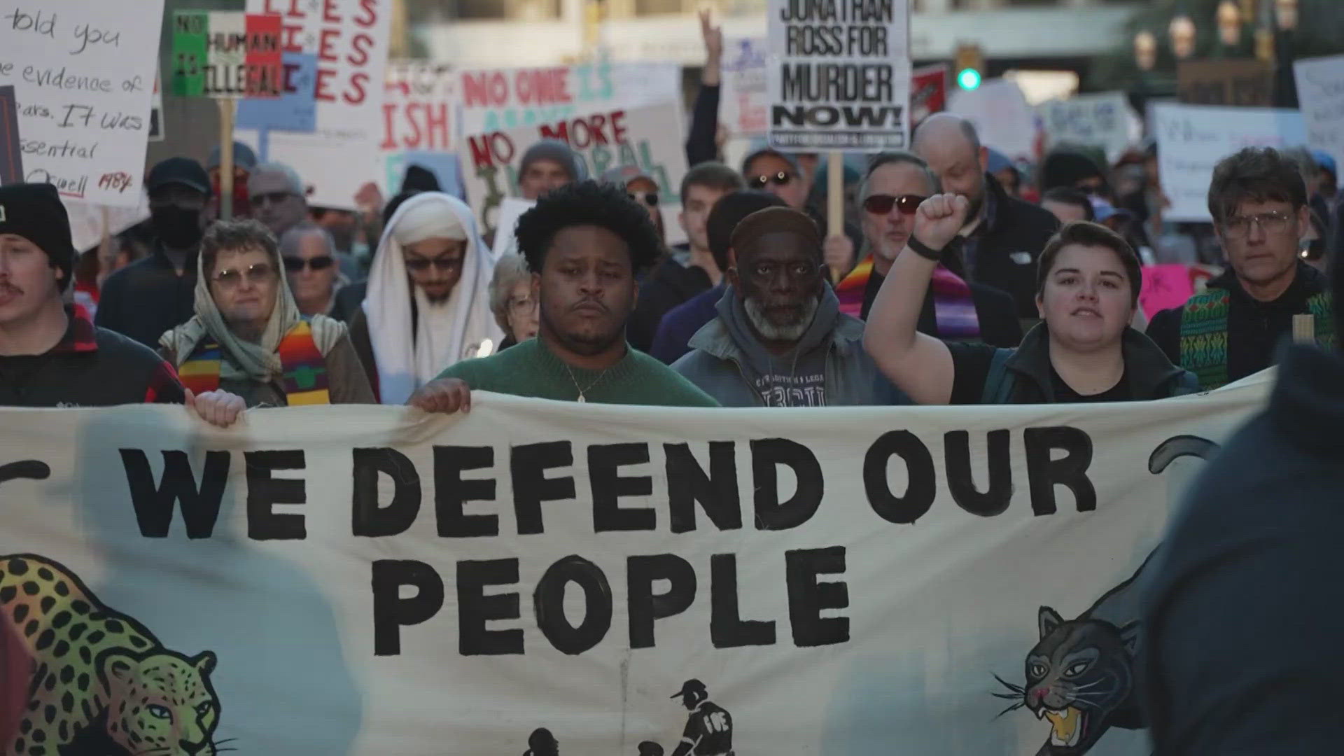 Thousands of protestors came out against ICE across the nation ...