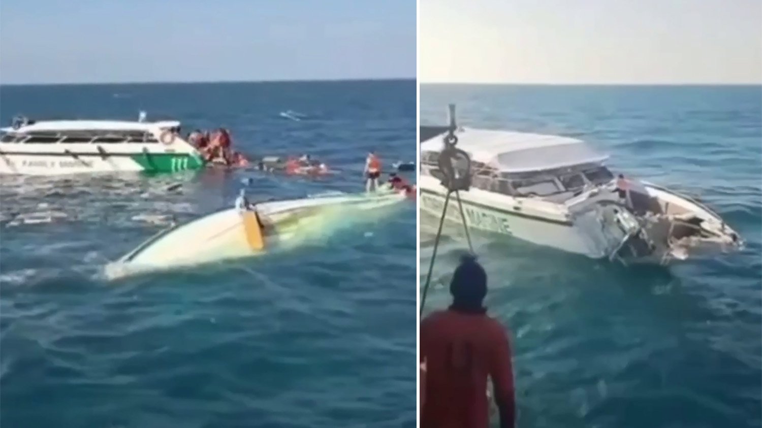 Tourist boat packed with 55 people crashes in Thailand<br>