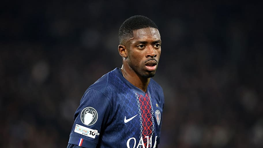 Ousmane Dembélé has struggled to stay fit this season. | Xavier Laine/Getty Images