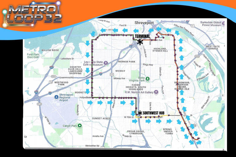 SporTran launches redesigned bus routes in Shreveport