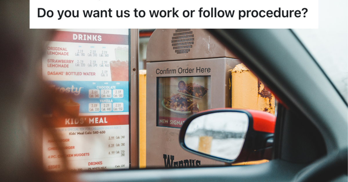 Upper management asks them to follow procedures, but this employee