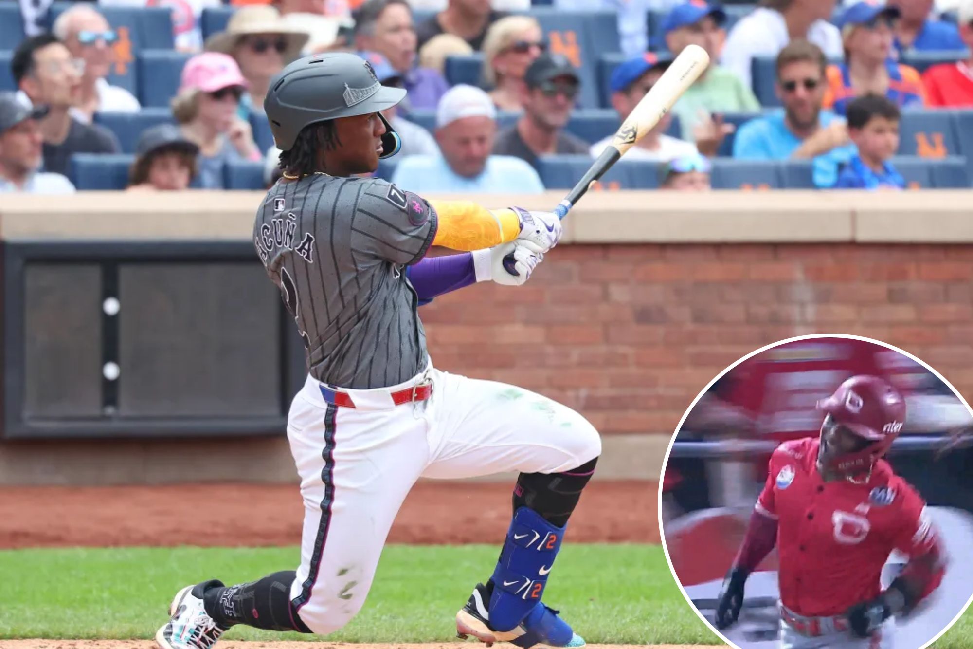 Mets infielder Luisangel Acuña hits four homers in historic Venezuelan ...