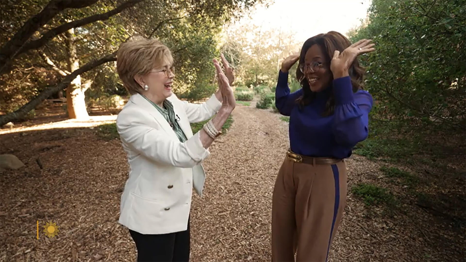 Jane Pauley with Oprah Winfrey.  / Credit: CBS News