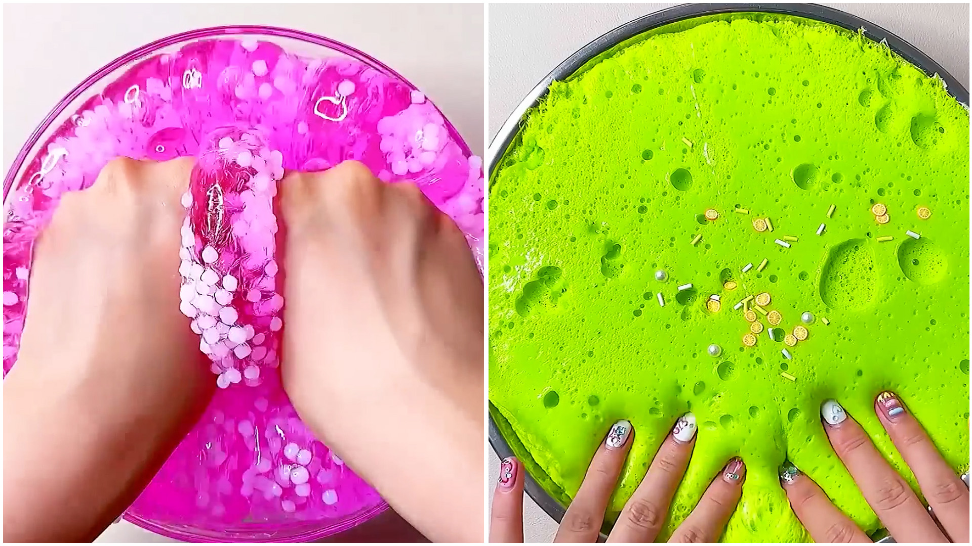 Satisfying soft slime session