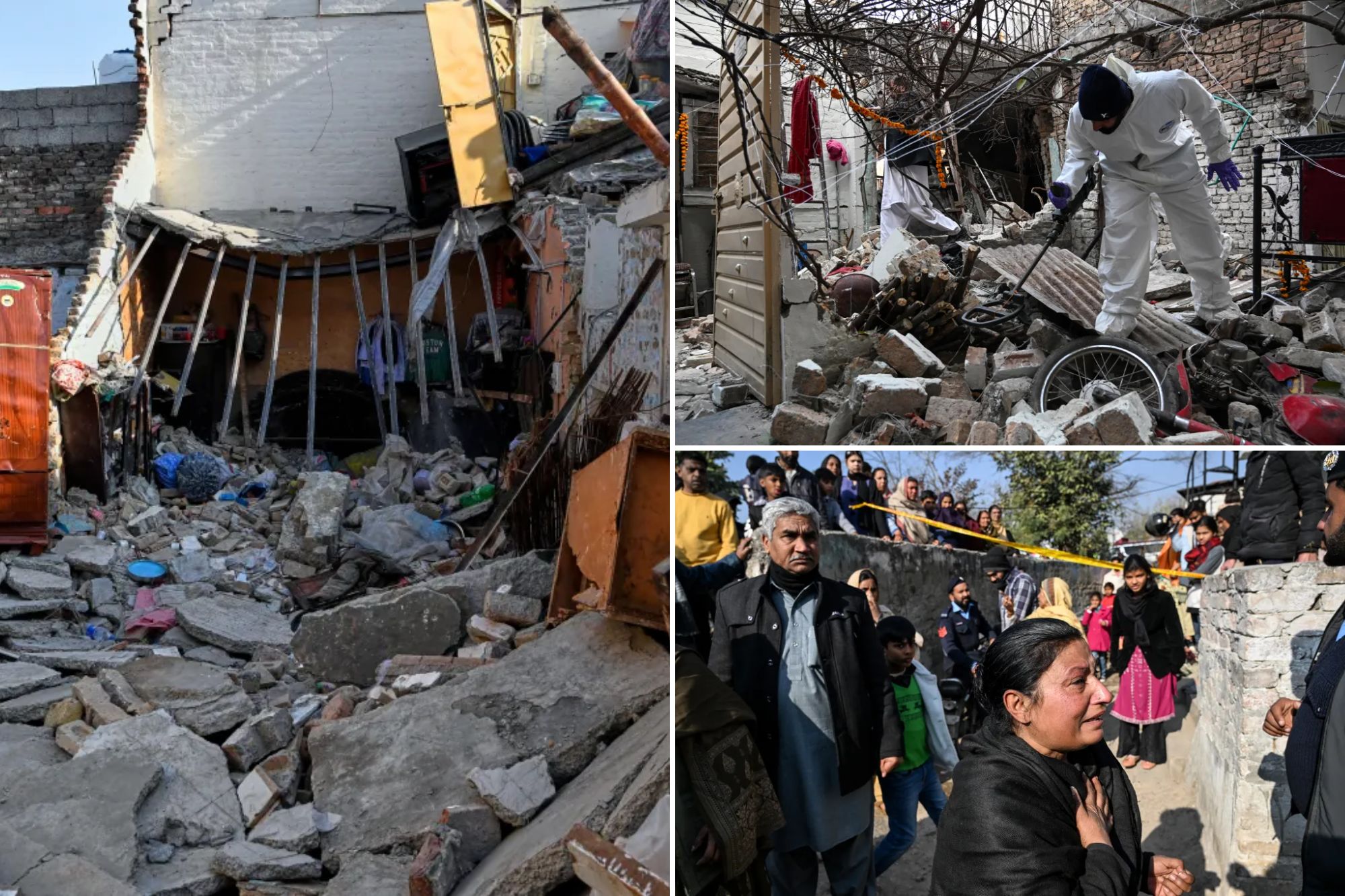 Bride and groom among 8 killed in gas cylinder blast at wedding in Pakistan’s capital<br>