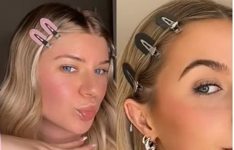 Barrettes Françaises Pour Femmes – Grande Taille, Antidérapantes, Motif Floral – Pour Cheveux Bouclés, Mariage, Sport - 9