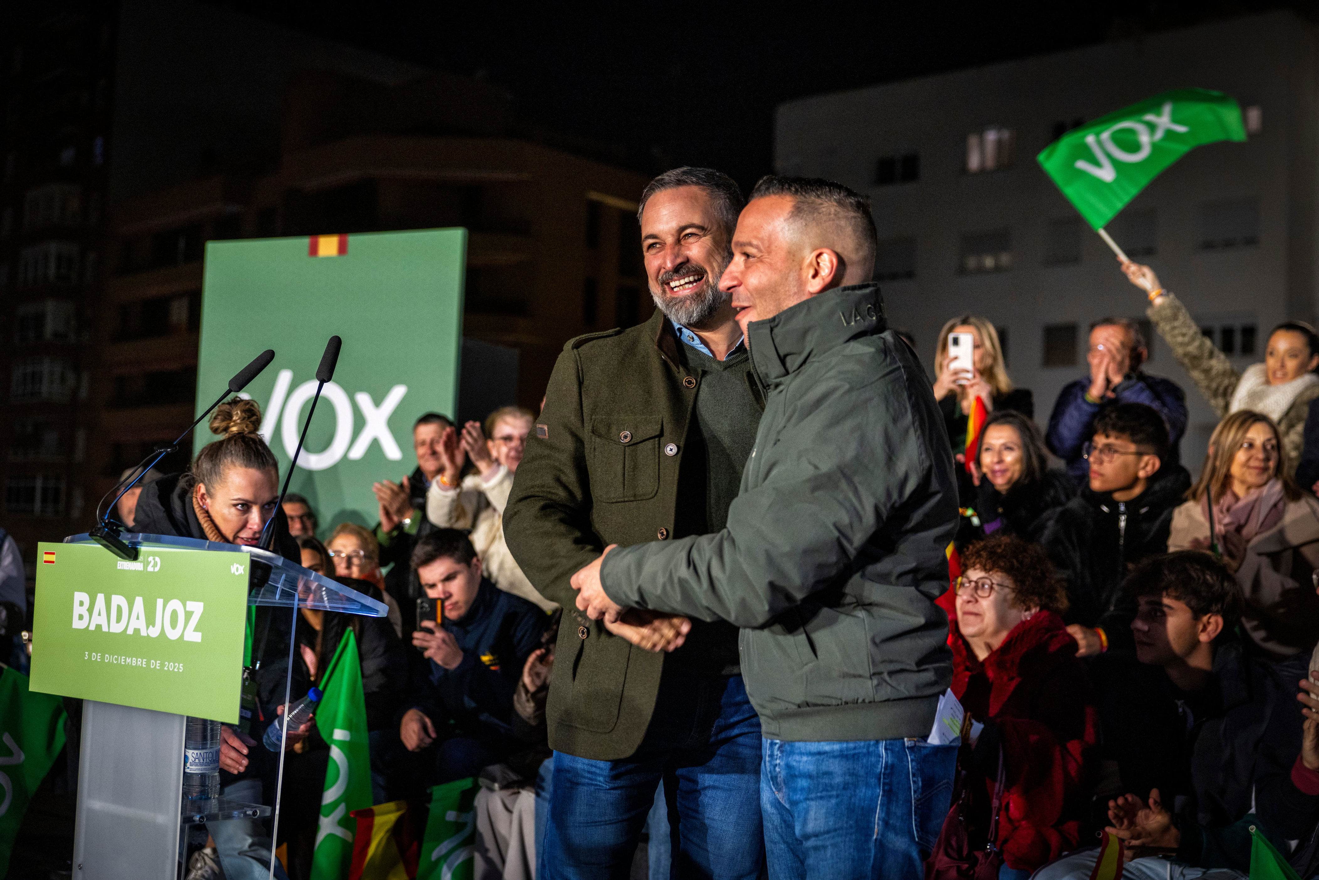 Vox exige ahora entrar en el Gobierno de Extremadura con una ...