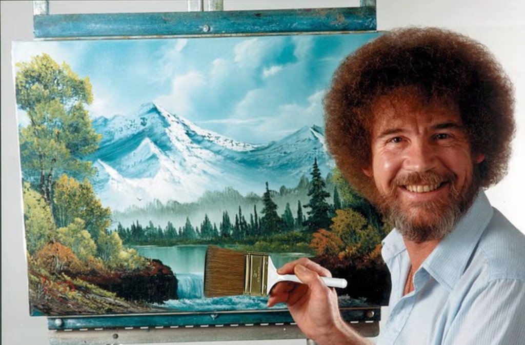 Painter Bob Ross unrecognizable in resurfaced photos from his youth ...