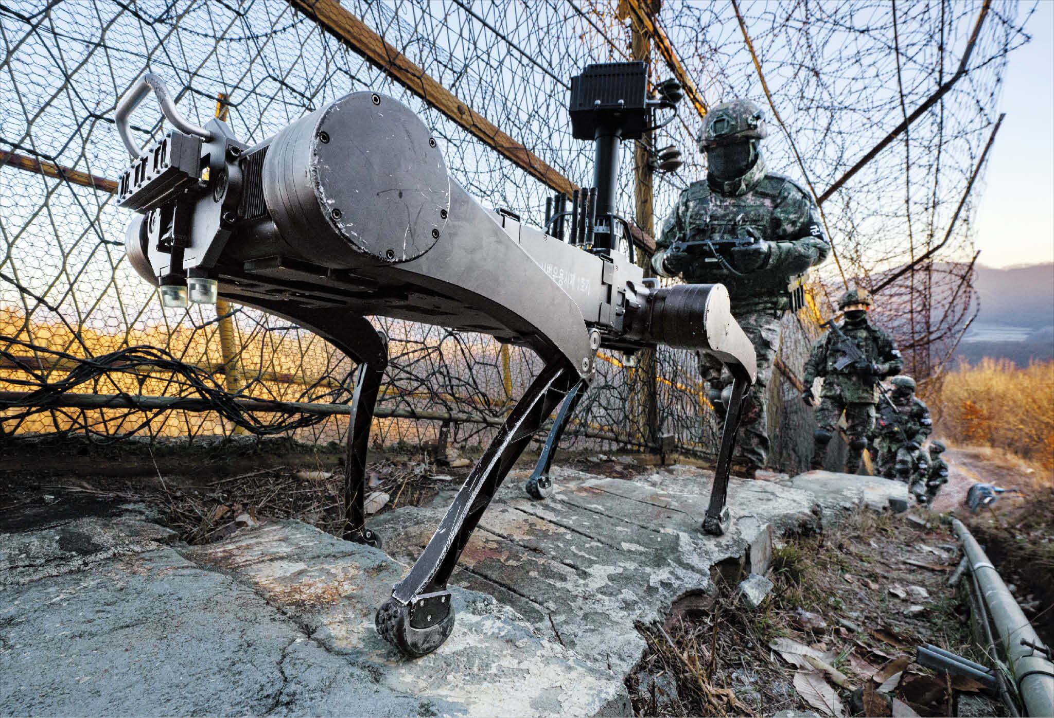 Army's 5th Division deploys multi-legged robot for border patrol