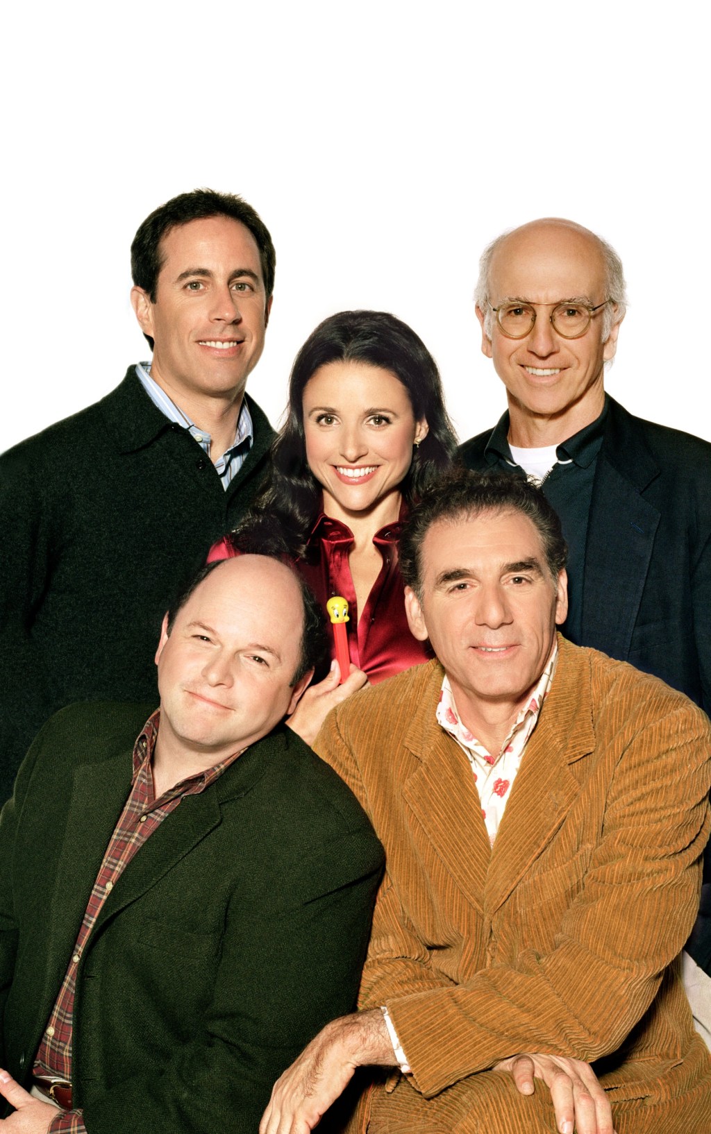 Jerry Seinfeld, Julia Louis-Dreyfus and Larry David have a rare 'Seinfeld'  reunion in new epic photos, image size:768x1226
