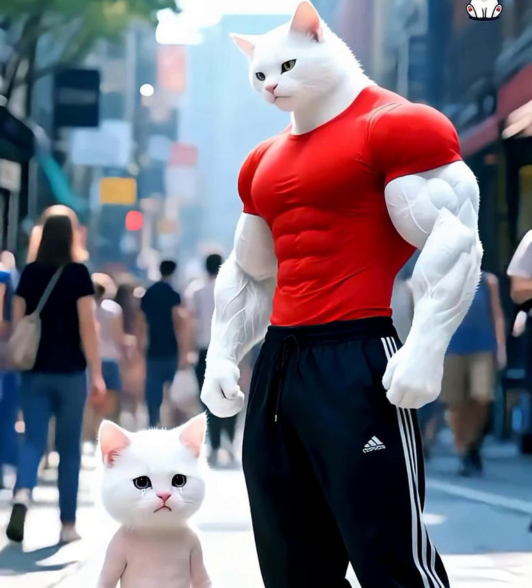 Bizarre cartoon cat videos are some of the most popular AI brainrot on the platform (Picture: Youtube / @KoozyReact)