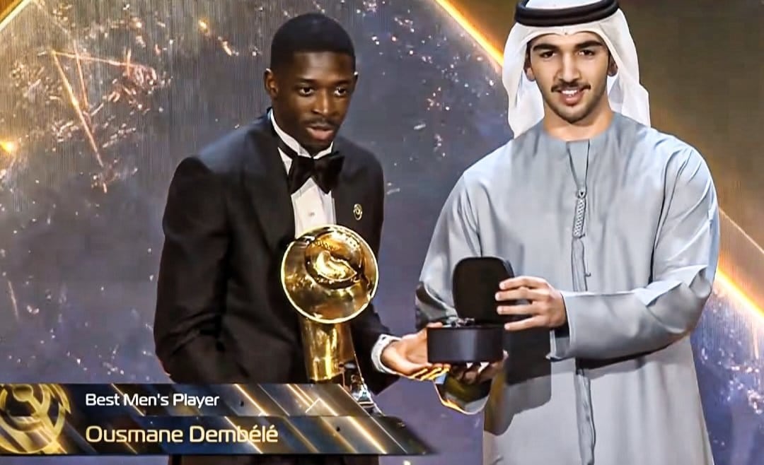 Le volvió a ganar a Lamine Yamal: Ousmane Dembélé cierra un 2025 brillante con el premio Globe Soccer Awards