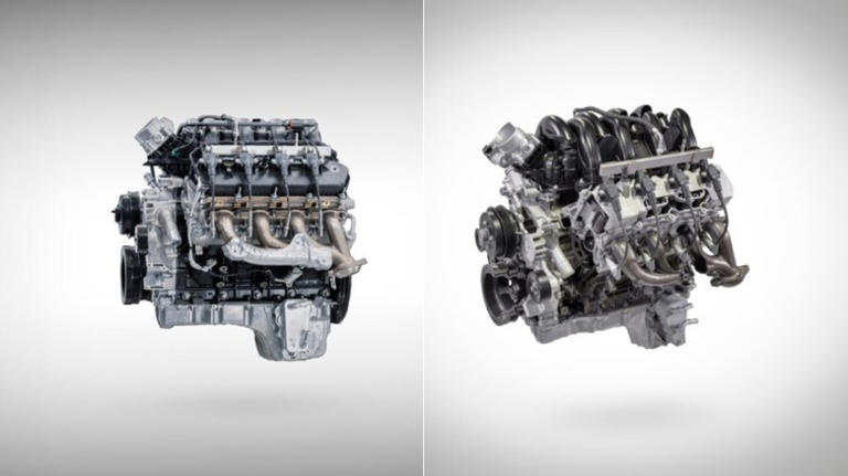 What's the difference between Ford's 6.8 and 7.3 Godzilla V8 engines?