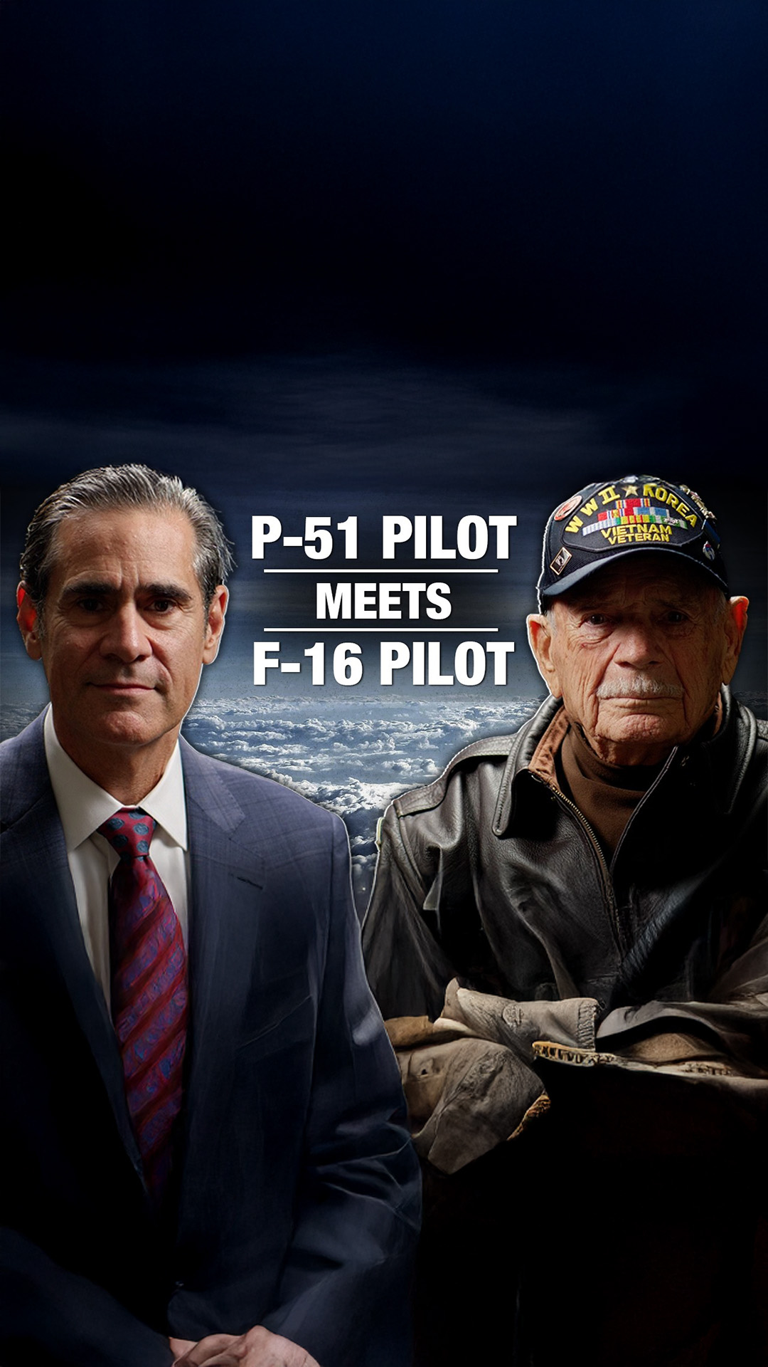 WWII P-51 pilot meets F-16 pilot