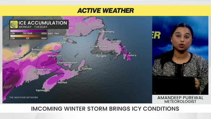 Messy wintry mix forecast for the Maritimes