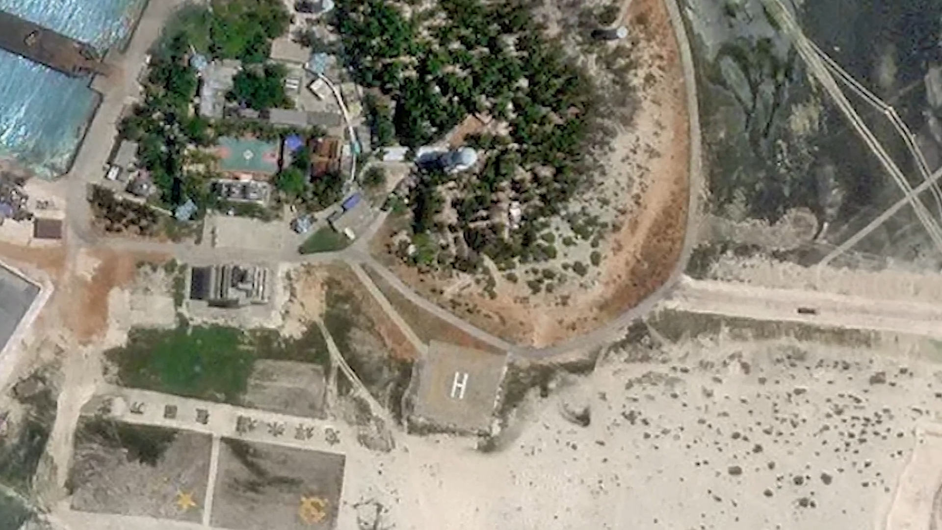 China builds mysterious runway on disputed island | Satellite footage<br><br>