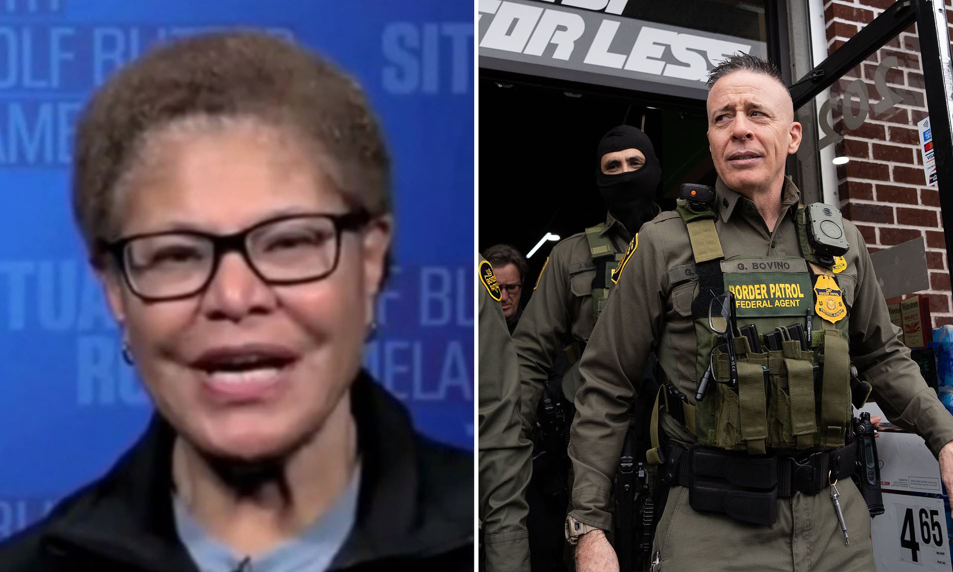 Karen Bass faces backlash as she calls record rise in Latino Border ...