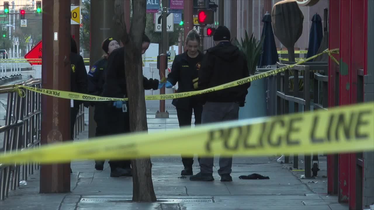 Four people hurt after early Sunday morning shooting in downtown Phoenix