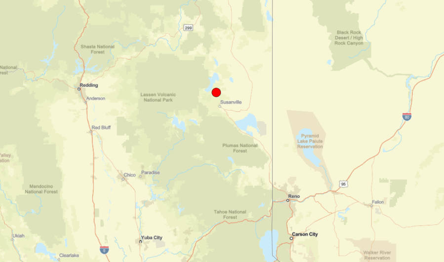 Preliminary 5.0 magnitude earthquake shakes Northern California<br>