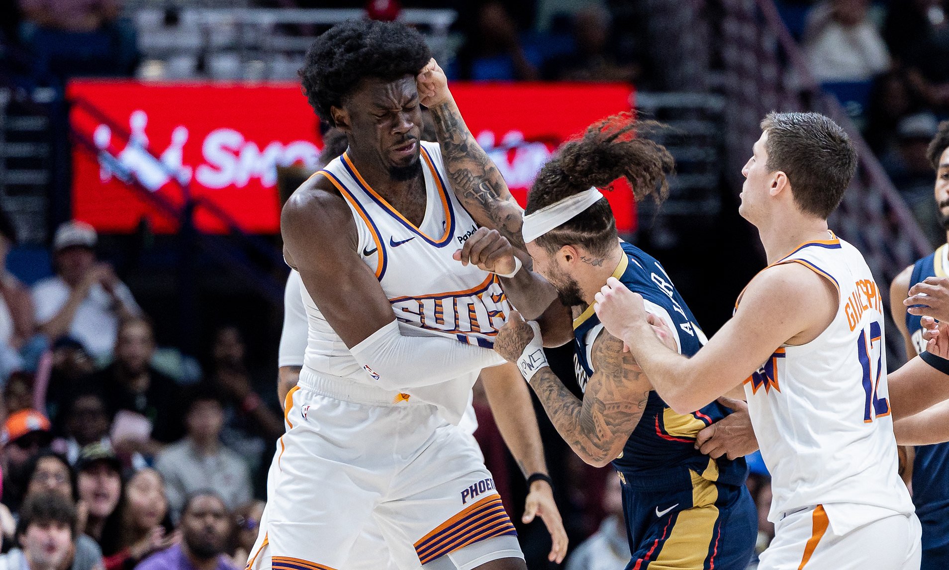 NBA hands out hefty punishments after vicious on-court fight between ...
