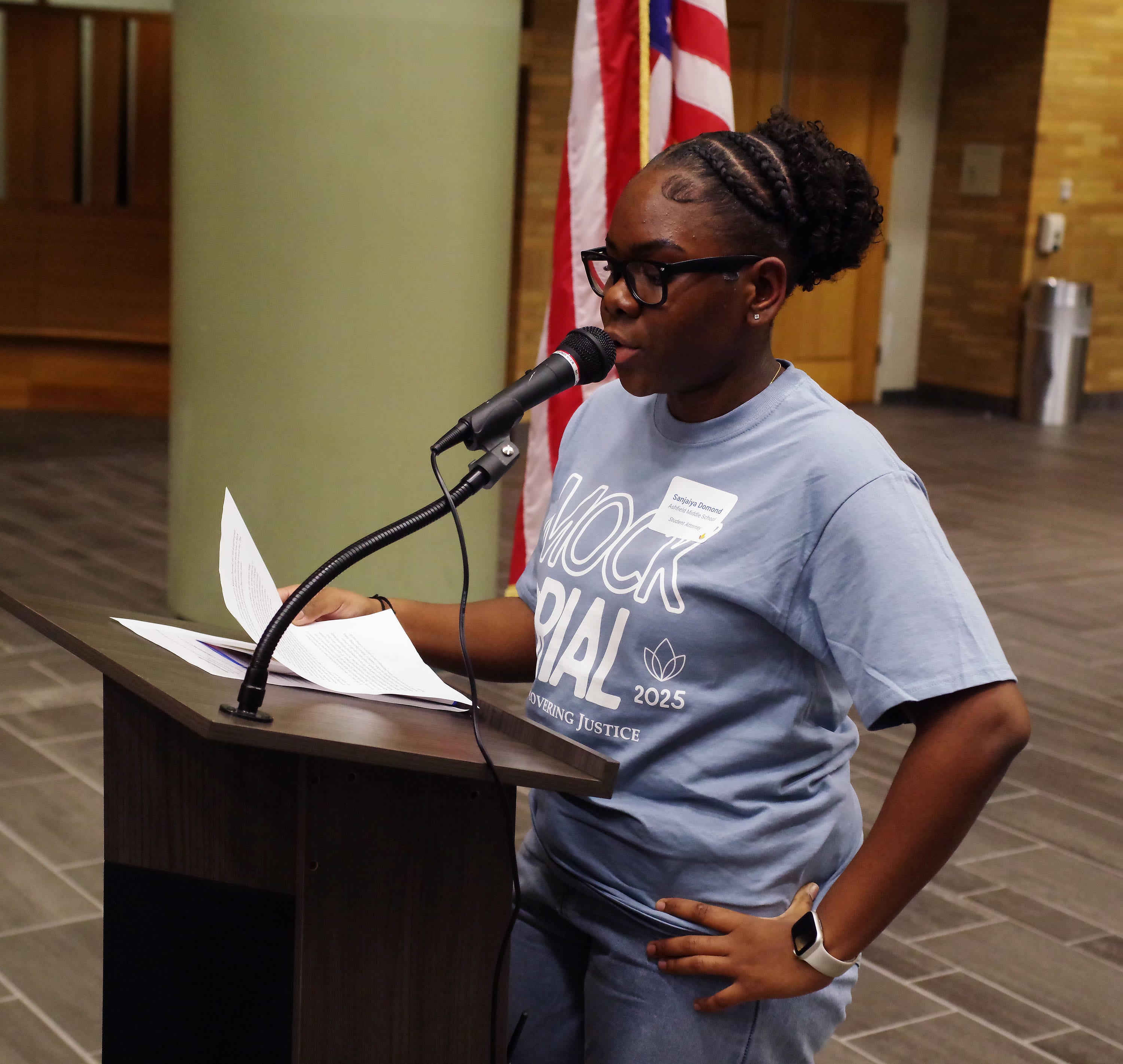 Brockton students do 'amazing job' arguing before judge in mock trial