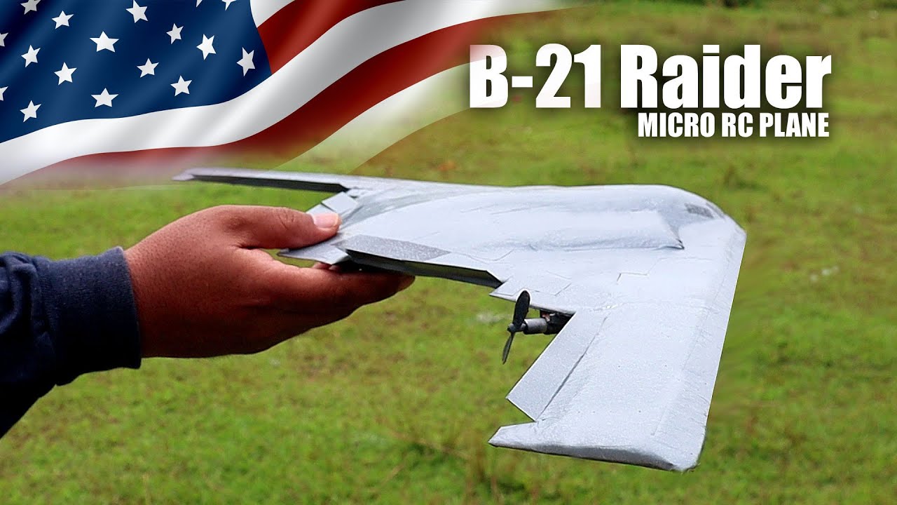 Building a B-21 Raider micro RC plane