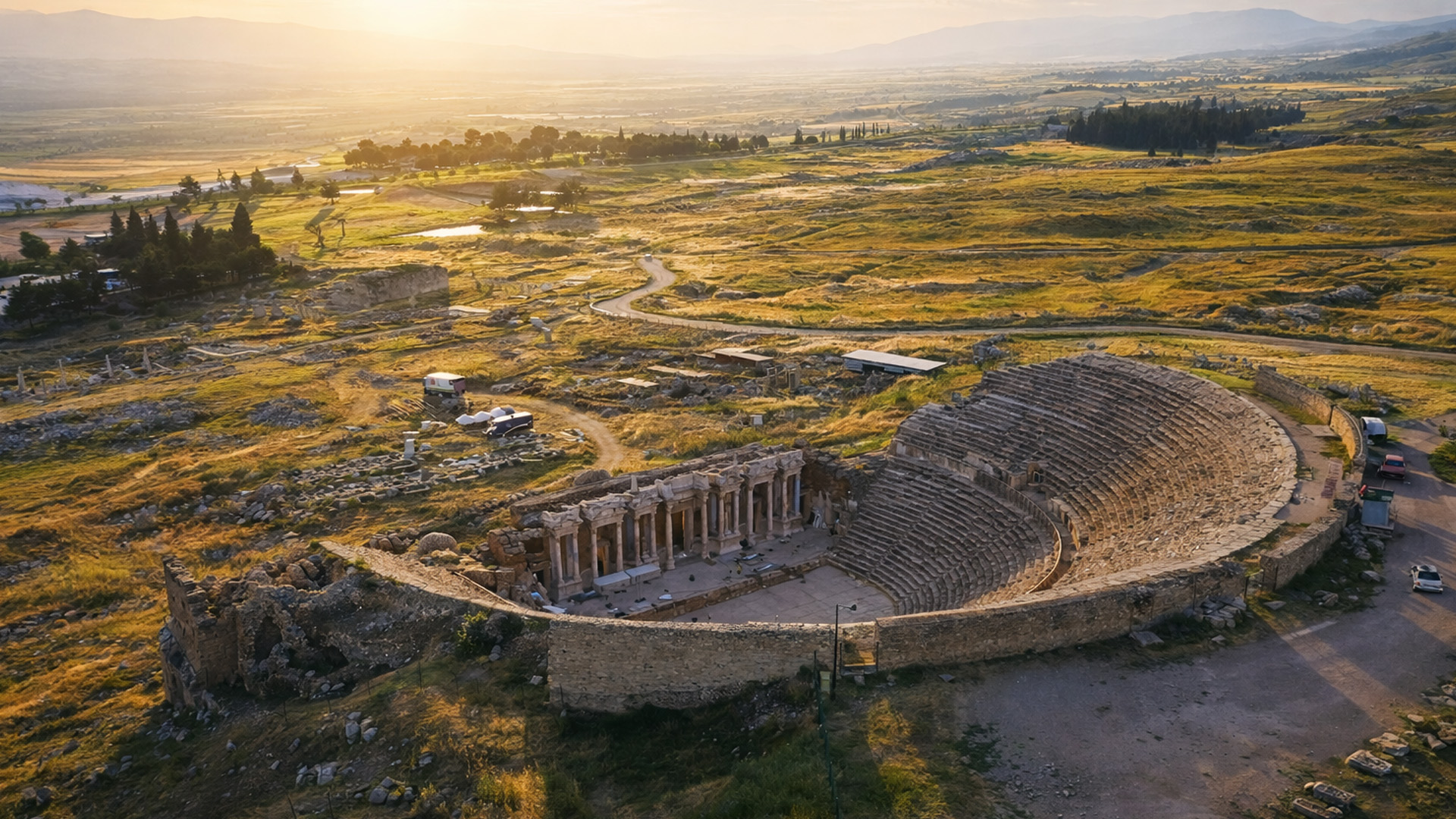 The ancient theater of Hierapolis