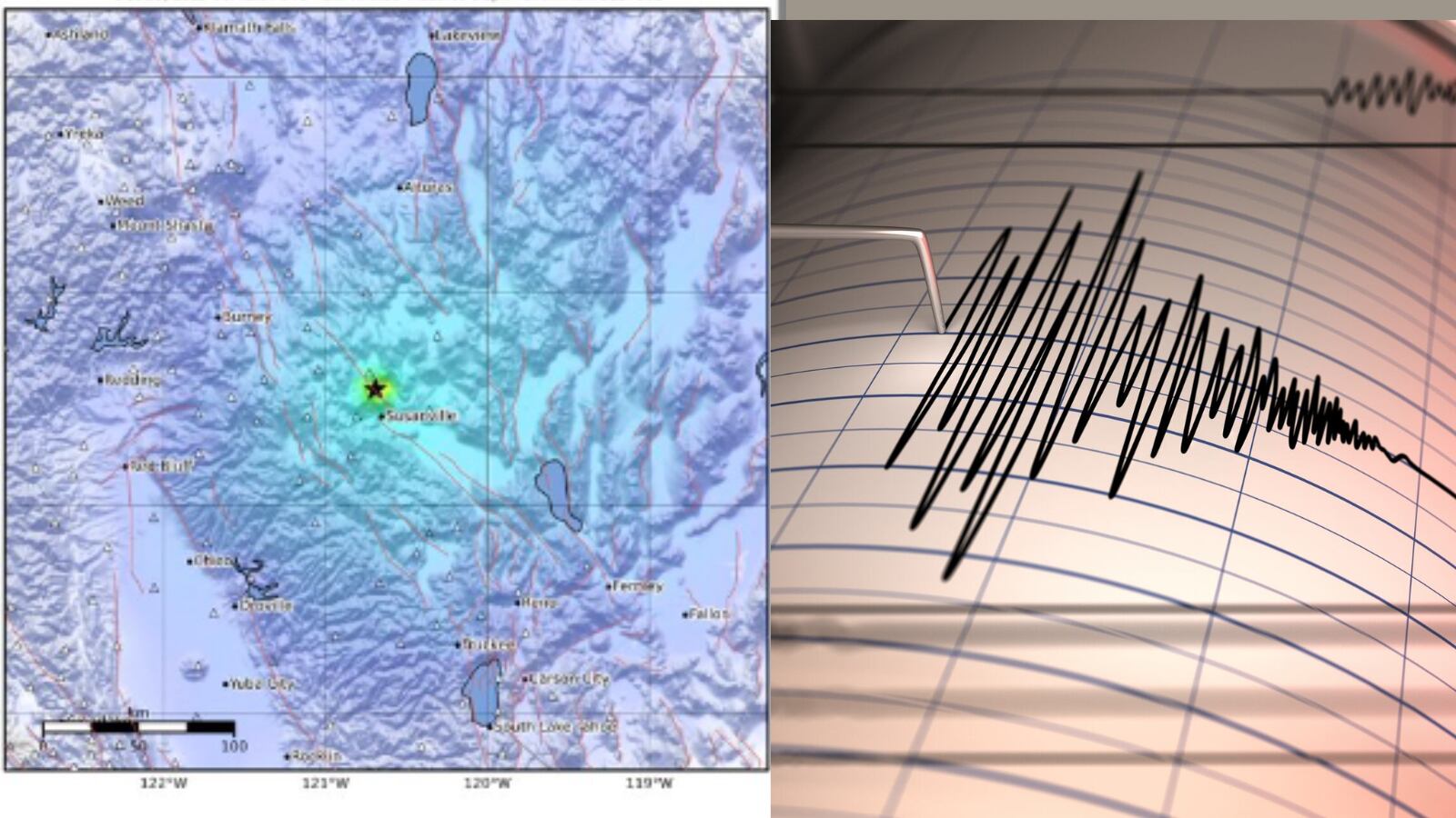 Temblor sacude a California, Estados Unidos: un sismo de magnitud 5.0  alerta al norte del estado, image size:1600x900