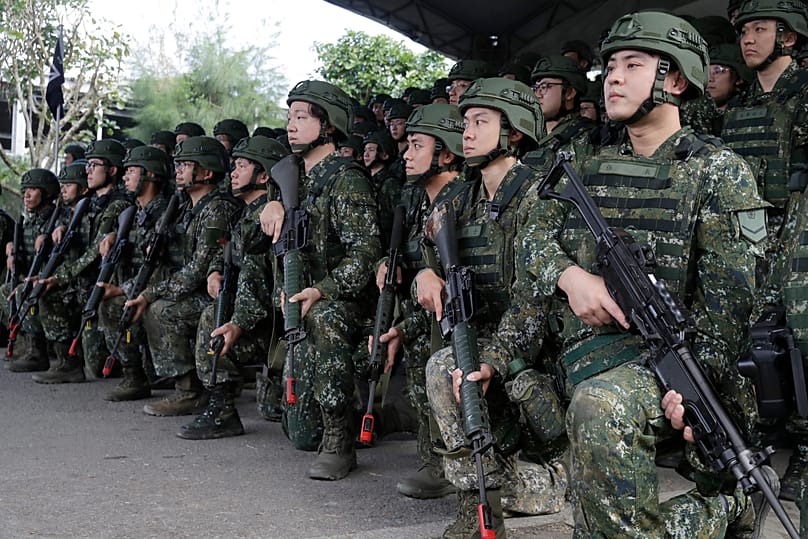 China stages live-fire military drills around Taiwan in warning to ...