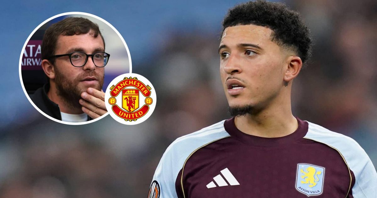 Fabrizio Romano le da seguridad a Jadon Sancho sobre el futuro del Man Utd en medio de las afirmaciones sobre el cambio de rumbo del Aston Villa